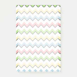 Pastel Chevron-Drop Shadow by Shirley Taylor Post-it Notes