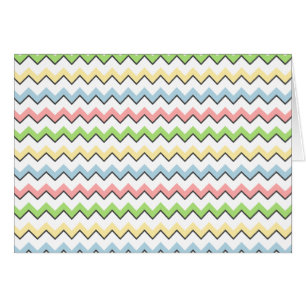 Pastel Chevron-Drop Shadow par Shirley Taylor