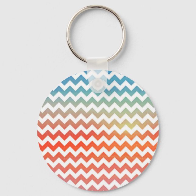 Pastel chevron keychain (Front)