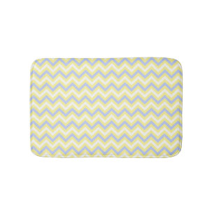Pastel Chevron Pattern Bath Mat