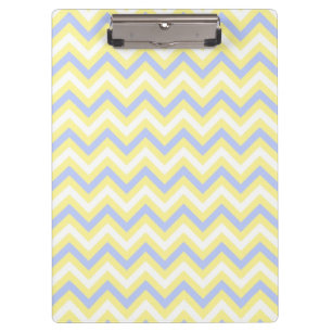 Pastel Chevron Pattern Clipboard