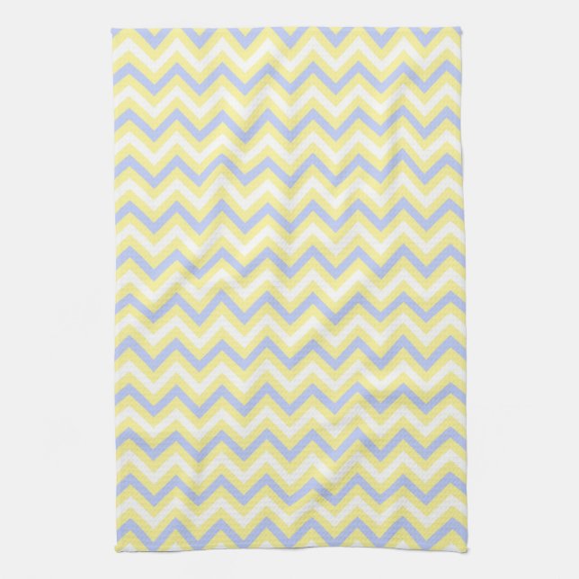 Pastel Chevron Pattern Kitchen Towel (Vertical)