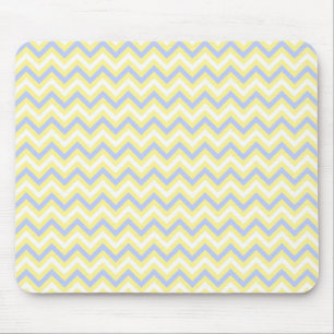 Pastel Chevron Pattern Mouse Pad