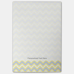 Pastel Chevron Pattern Post-it Notes
