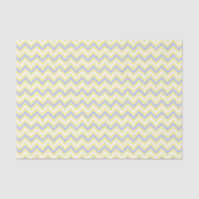 Pastel Chevron Pattern Tissue Paper (Front)
