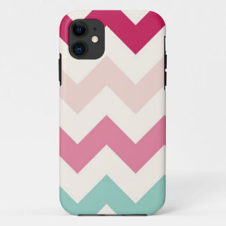 Pastel chevron zigzag stripes zig zag pattern chic iPhone 11 case