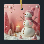 Pastel Christmas - Ceramic Ornament<br><div class="desc">Pastel Christmas - Ceramic Ornament
Design 16
A Perfect Gift!</div>