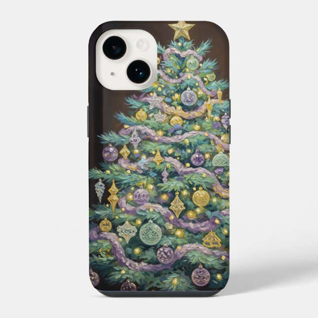 Pastel Christmas iPhone Case (Back)