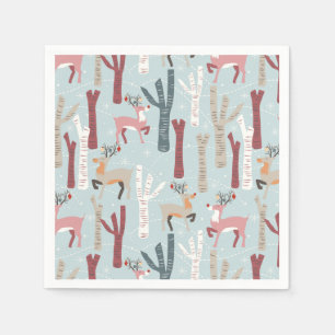 pastel christmas napkins