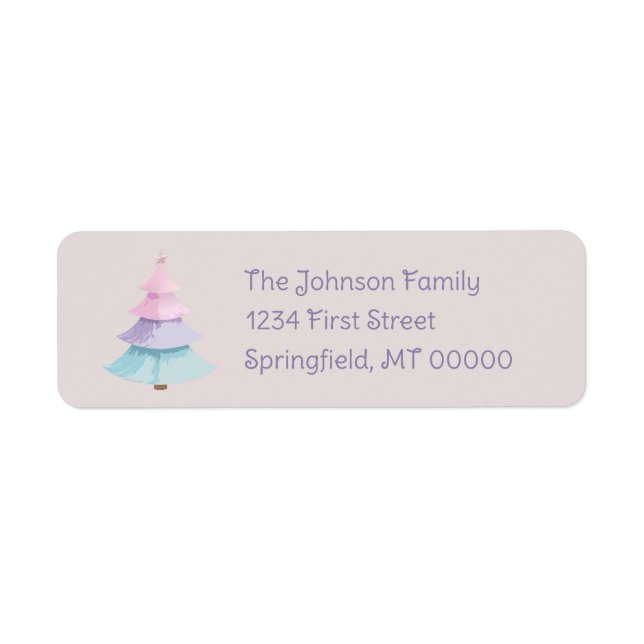 Pastel Christmas Tree (Front)