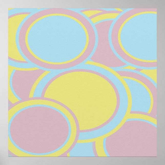 Pastel Circles Print (Front)