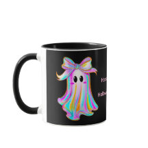 Pastel Citrouille & Ghost Halloween Mug