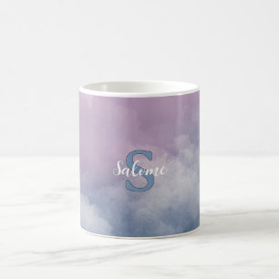 Pastel Cloud Monogram Mug