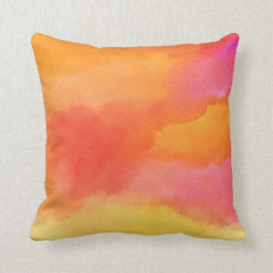 Pastel Clouds Throw Pillow
