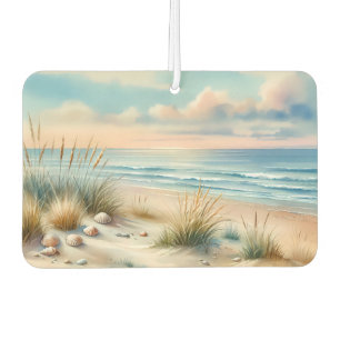 Pastel Coastal Dunes Watercolor Air Freshener