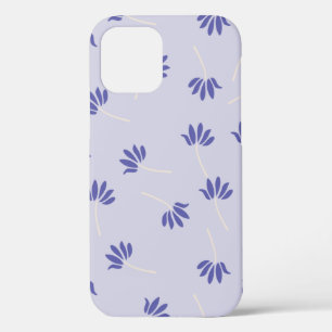 Pastel color iPhone cover, with floral design. iPhone 12 Case