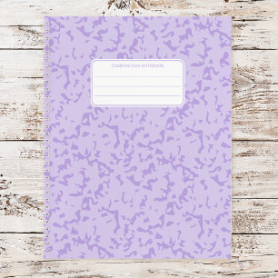 Pastel Color Marble Pattern Speckled Notebook