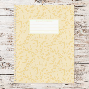Pastel Color Marble Pattern Speckled Notebook