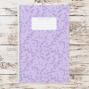 Pastel Color Marble Pattern Speckled Notebook