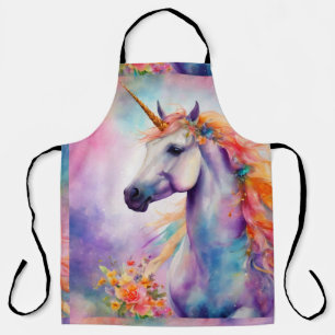 Pastel Color Unicorn Apron