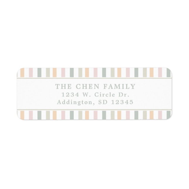 Pastel coloré Arc-en-ciel moderne (Devant)