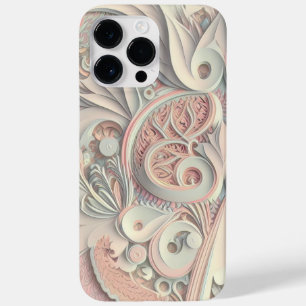 PASTEL COLORED EMBOSSED LOOK ORNAMENTATION Case-Mate iPhone 14 PRO MAX CASE