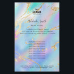 pastel colors design flyer<br><div class="desc">makeup artist beauty professional flyer</div>