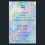 pastel colors design flyer<br><div class="desc">makeup artist beauty professional flyer</div>