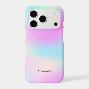 Pastel colors iridescent background