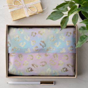 Pastel Colors Leopard Skin Bandana Tissue Paper