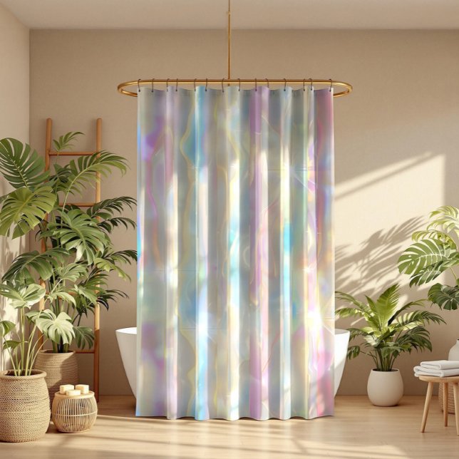 Pastel Colors Shimmering Iridescent Stripes Patter (Creator Uploaded)