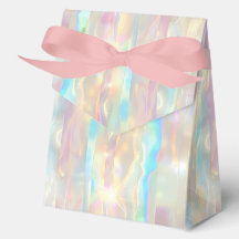 Pastel Colors Shimmering Iridescent Stripes Patter