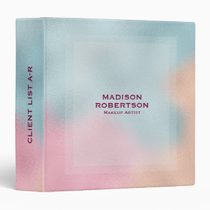 Pastel Colors Simering Ombre Binder