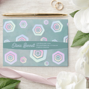 Pastel Colour Abstract Design Envelope
