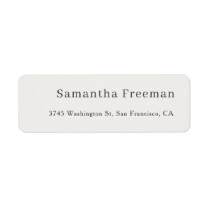 Pastel Colour Classical Plain Minimalist Name