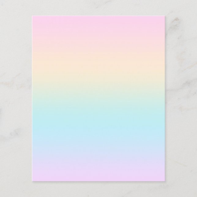 Pastel colour gradient (Front)