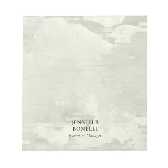 Pastel colour minimalist modern plain notepad (Front)