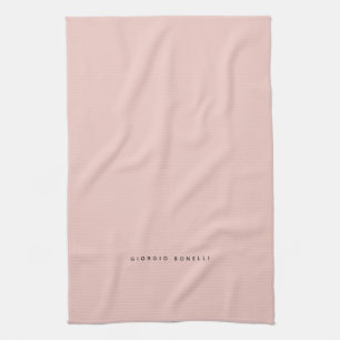 Pastel Colour Minimalist Personal Modern Own Name Kitchen Towel