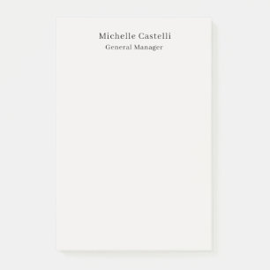 Pastel Colour Professional Unique Classical Simple Post-it Notes