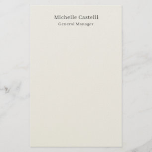 Pastel Colour Professional Unique Classical Simple Stationery
