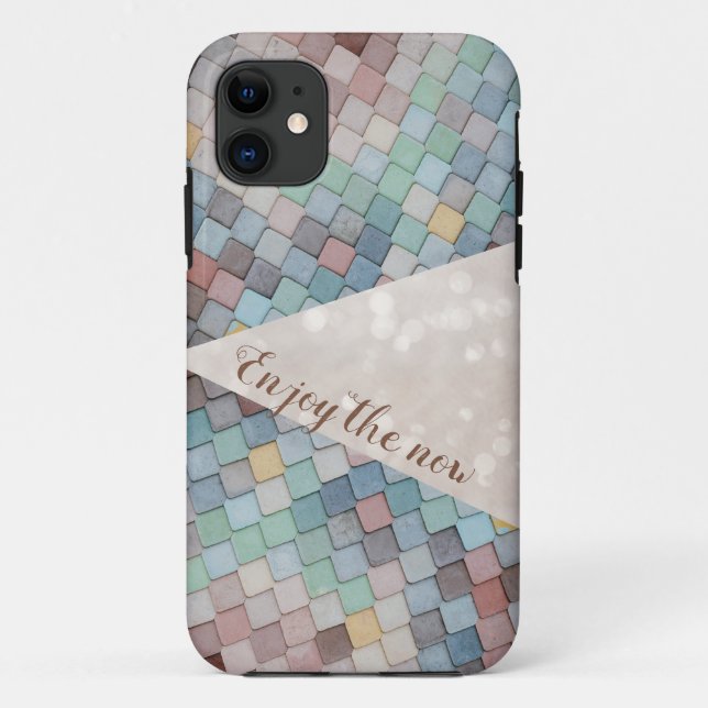 Pastel colour texture background IPhone Case (Back)