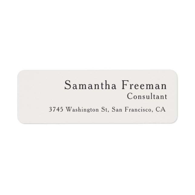 Pastel Colour Traditional Clean Plain Minimalist (Front)