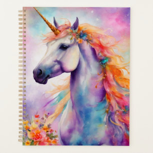 Pastel Colour Unicorn Planner