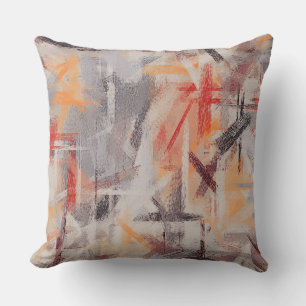 Pastel Coloured Abstract Background #5 Throw Pillow