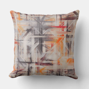 Pastel Coloured Abstract Background Throw Pillow