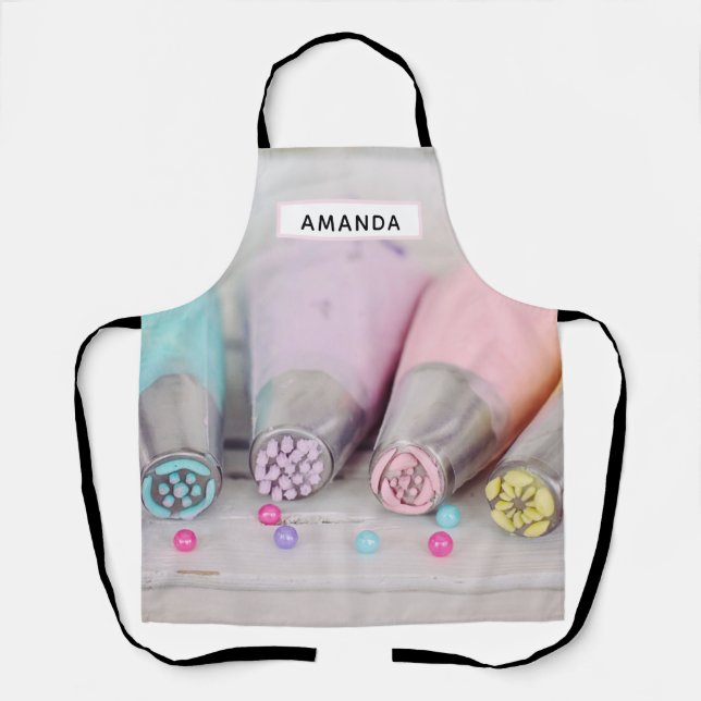 Pastel Coloured Cake Decorating Tools Photograph Apron (Front)