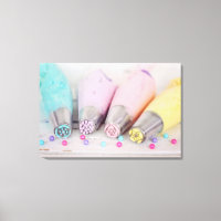 Pastel Coloured Cake Decorating Tools Photograph