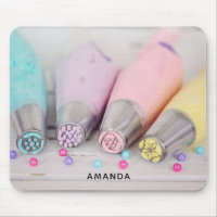 Pastel Coloured Cake Decorating Tools Photograph