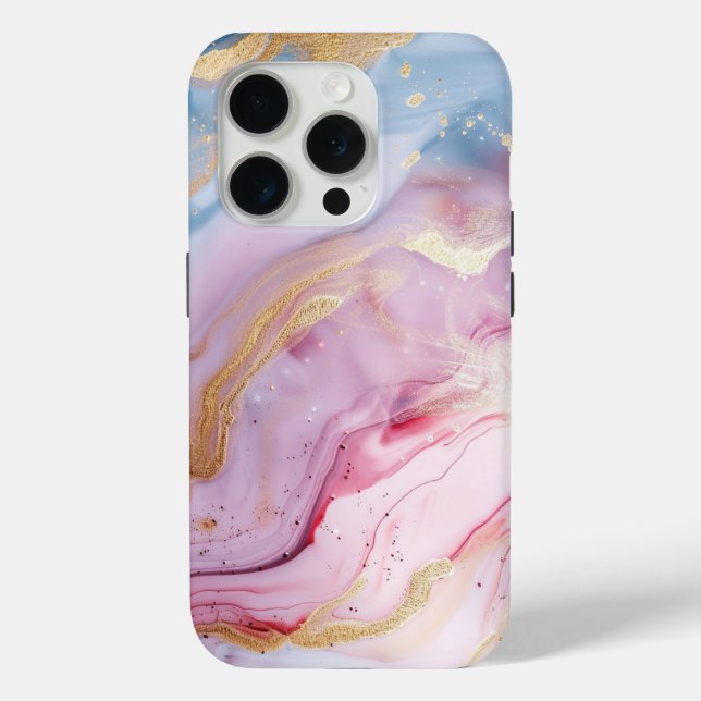 Pastel coloured Elegant Glamourous Script Case-Mat Case-Mate iPhone Case (Back)