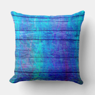 Pastel Coloured on Wood #2 Throw Pillow